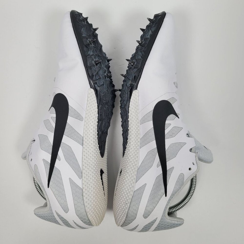Nike Zoom Rival S9 Men's White Track Field Spikes Shoes 907564-100 US Size 10.5 - Picture 7 of 9